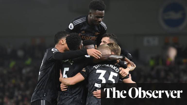 Arsenal move seven points clear at top as Ødegaard inspires win at Brighton