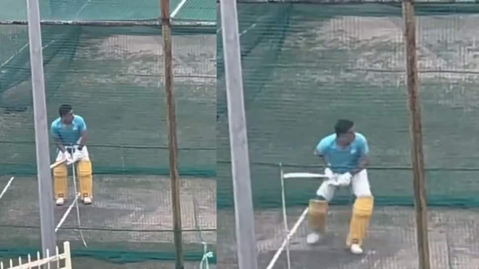 CSK captain MS Dhoni begins prep for IPL 2023 by hitting SIXES during nets session and video goes viral