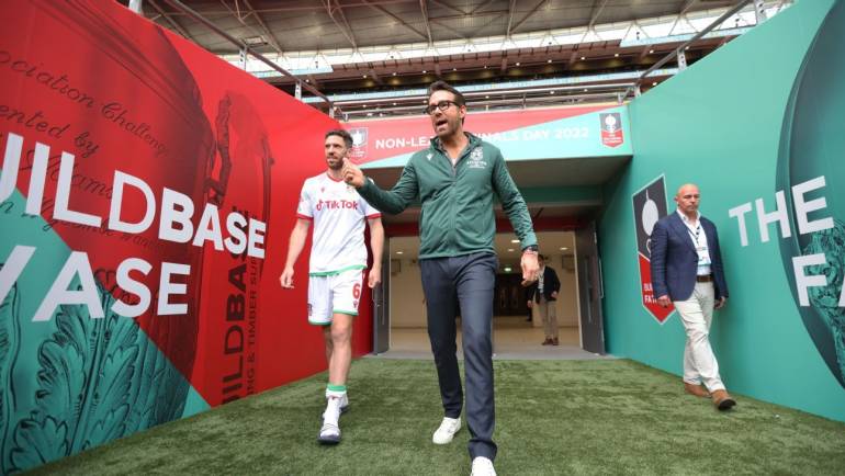 Ryan Reynolds talks Wrexham more than Deadpool these days. He’s OK with that.