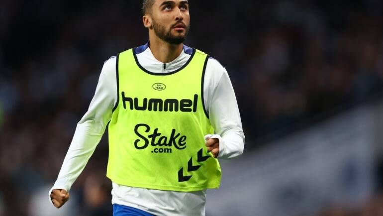 Everton’s Dominic Calvert-Lewin remains unavailable for Arsenal clash