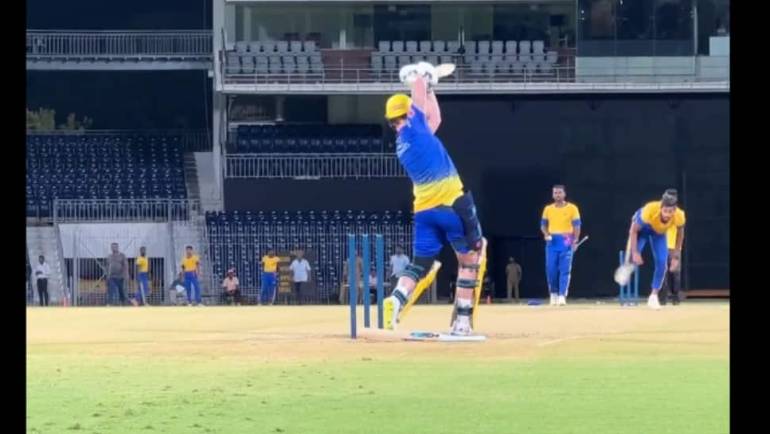 Watch: CSK’s Ben Stokes Working On THIS Six-Hitting Tactic In First Practice Session Ahead Of IPL 2023