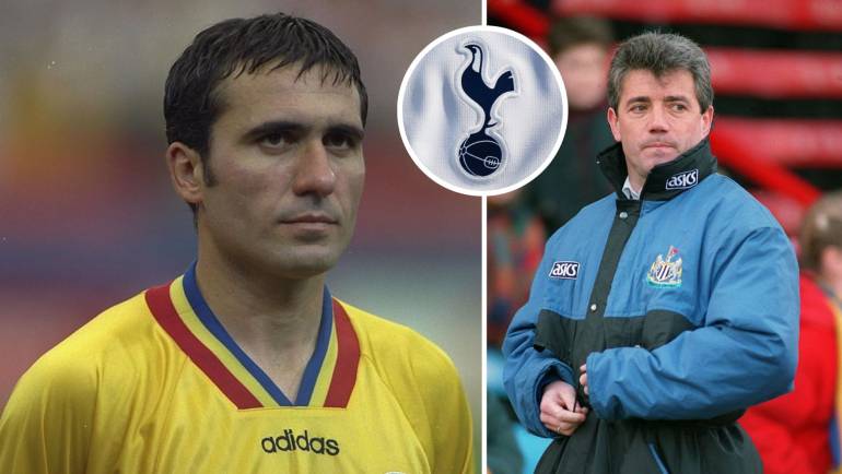 ‘I’m sorry it didn’t happen’: Gheorghe Hagi admits he would have loved to play for Kevin Keegan’s Newcastle United, and that Tottenham Hotspur showed interest