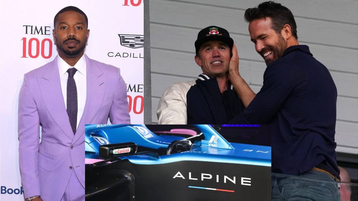 Wrexham’s Hollywood Owners Ryan Reynolds and Rob McElhenney Team Up With Michael B. Jordan to Acquire Stake in $900,000,000 Alpine F1