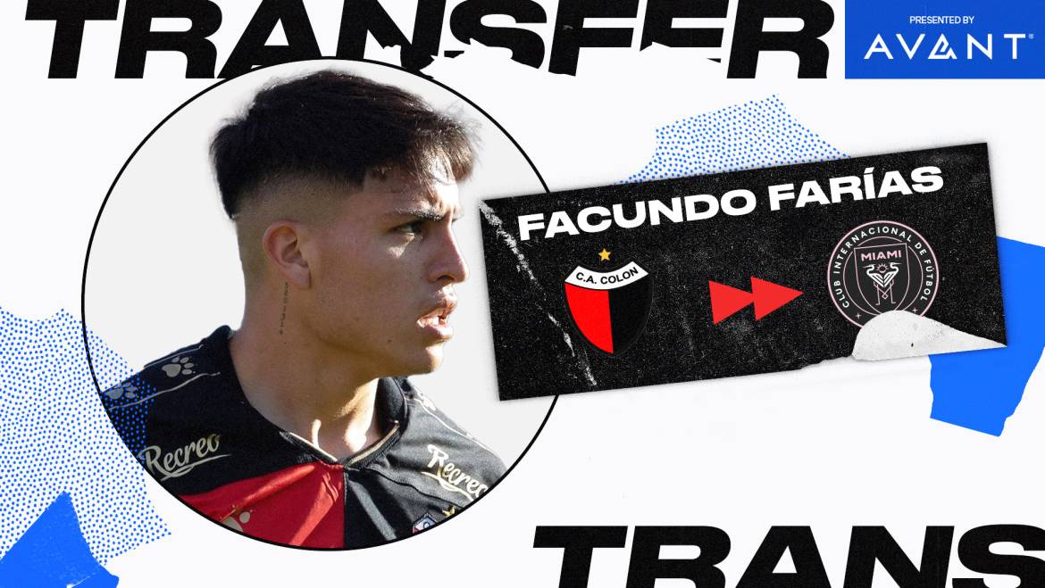 Inter Miami sign Argentine midfielder Facundo Farías from Colón | MLSSoccer.com