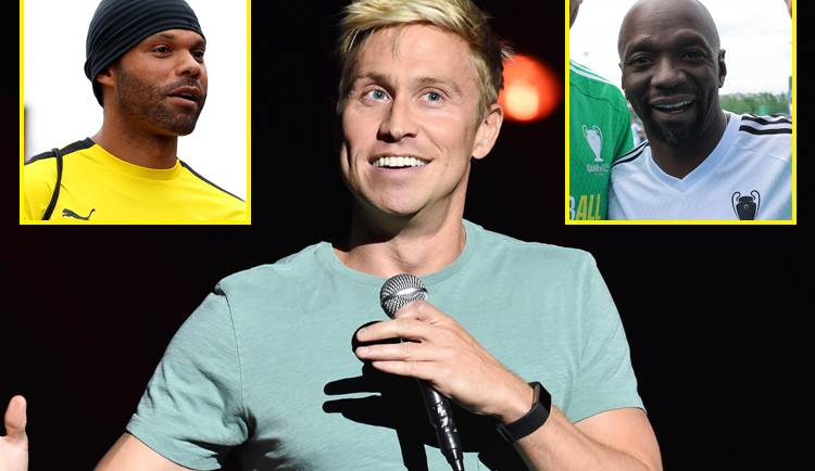 Russell Howard riled Claude Makelele with nickname blunder before Joleon Lescott ‘dropped one on him’ in Game4Ukraine training