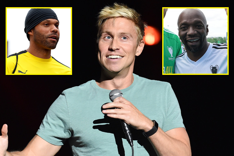 Russell Howard riled Claude Makelele with nickname blunder before Joleon Lescott ‘dropped one on him’ in Game4Ukraine training