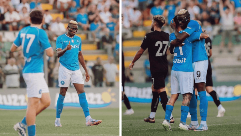 ‘Money is worth nothing’-Nigerian defender turn Serie D manager advices Al-hilal target Osimhen to stay at Napoli