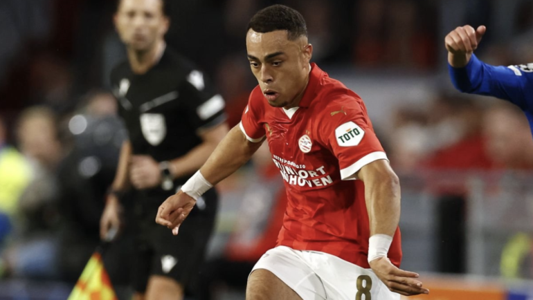 Sergino Dest helps PSV reach Champions League group stage