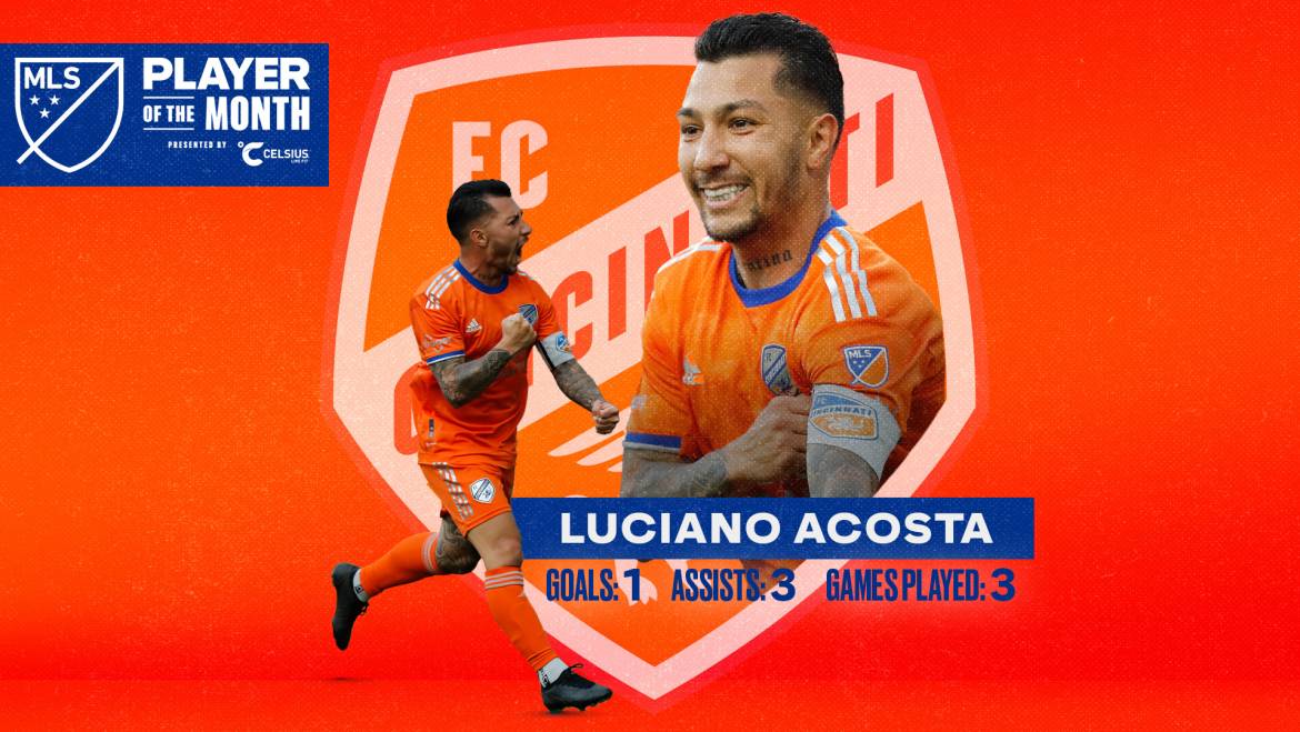 FC Cincinnati midfielder Luciano Acosta named MLS Player of the Month | MLSSoccer.com