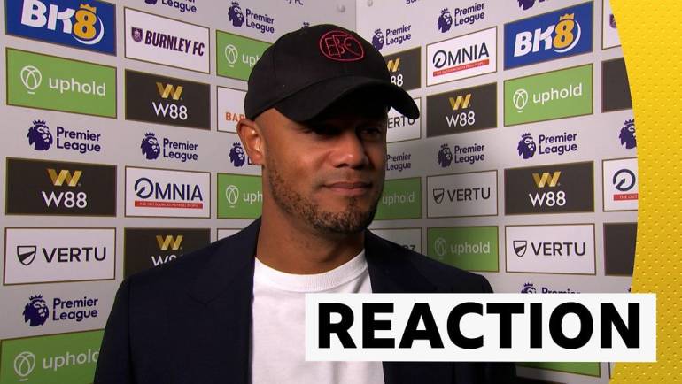 Burnley 0-1 Man Utd: Vincent Kompany ‘very calm’ despite winless start