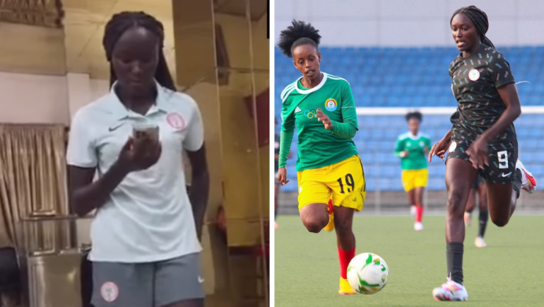 Watch: Oshoala in tears as Rinsola Babajide sings during Super Falcons initiation