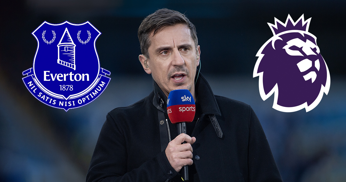 Everton: Gary Neville rips into the Premier League over their handling of Toffees situation