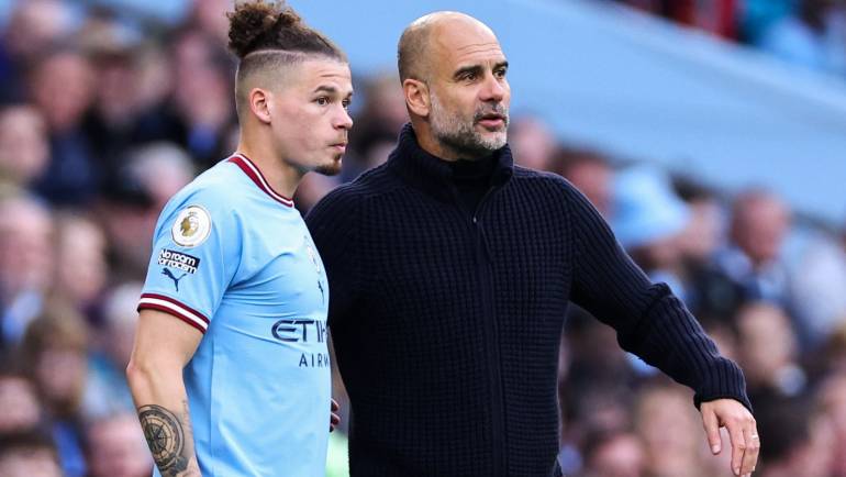 Kalvin Phillips: Pep Guardiola feels sorry for unused Manchester City midfielder but cannot see England international in his team | Football News | Sky Sports