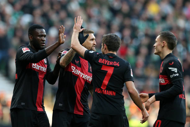 Super Boniface helps Bayer Leverkusen match 44-year Bundesliga record in big win against Eintracht Frankfurt
