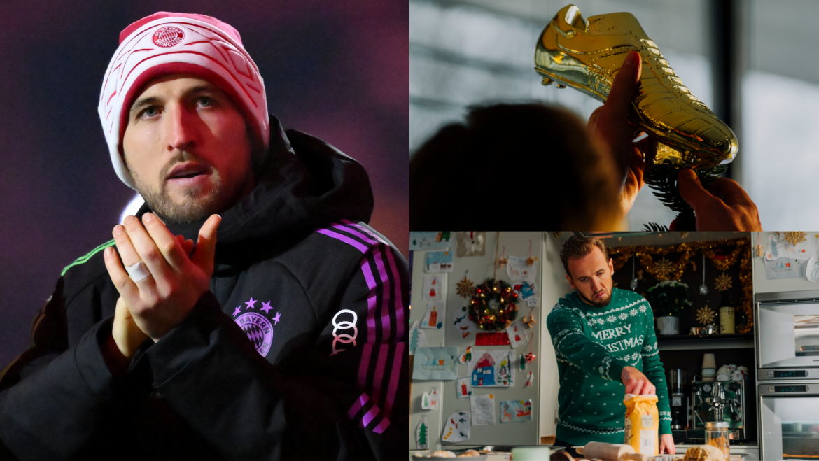 WATCH: Missing the Premier League? How Bayern Munich star Harry Kane is filling first football-free Christmas – featuring Golden Boot decorations, silverware & festive baking