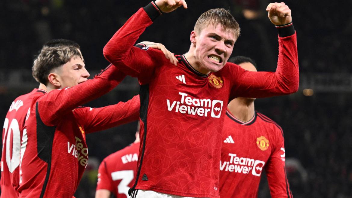 Viral social media star motivating Rasmus Hojlund reacts to Manchester United striker scoring first Premier League goal