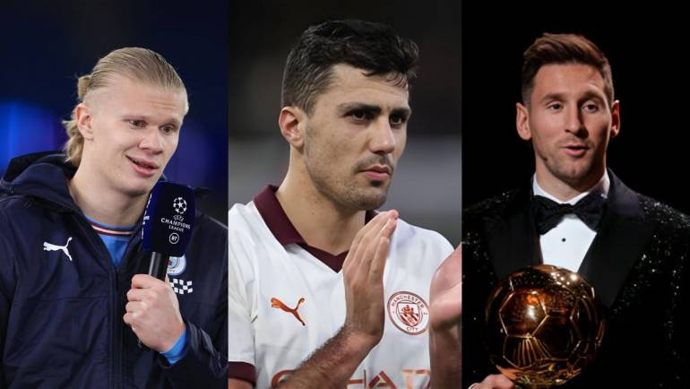Rodri Says ‘Immortal’ Lionel Messi Deserved the Ballon d’Or Over Erling Haaland