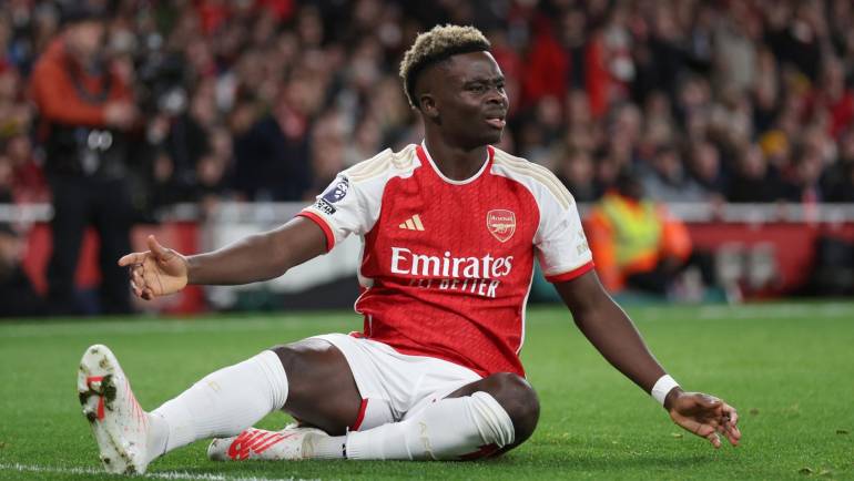 Arsenal demand protection for Bukayo Saka! Gunners complain to PGMOL with star winger among most-fouled players in Premier League