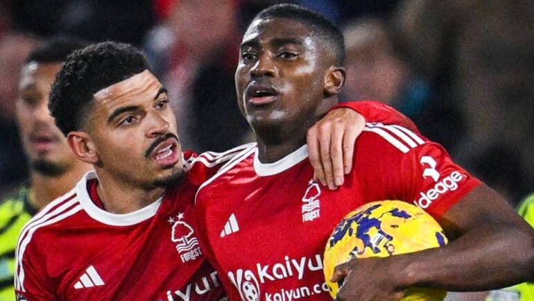 Awoniyi scores in return to Nottingham Forest despite disappointing loss against Arsenal