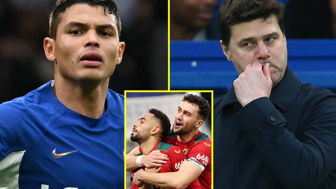 Thiago Silva’s wife and Chelsea fans demand Mauricio Pochettino exit during damning defeat