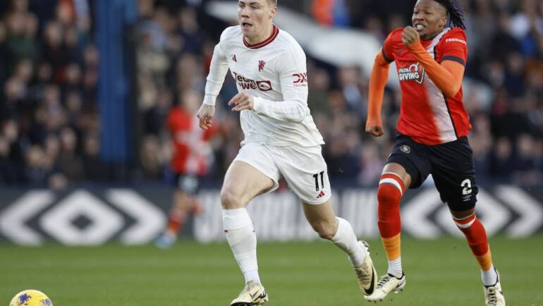 Rasmus Hojlund breaks Premier League record with opener against Luton Town
