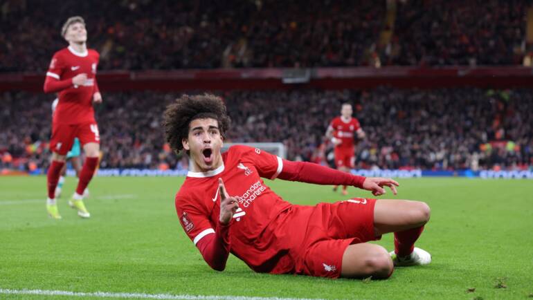 Sons of ex-Premier League players score for Liverpool as Jurgen Klopp’s kids shine again