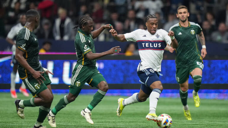 Late Raposo goal gives Whitecaps win over Timbers