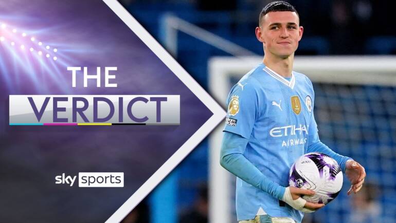 The Verdict: Remarkable Phil Foden thriving in a central role for Manchester City | Football News | Sky Sports