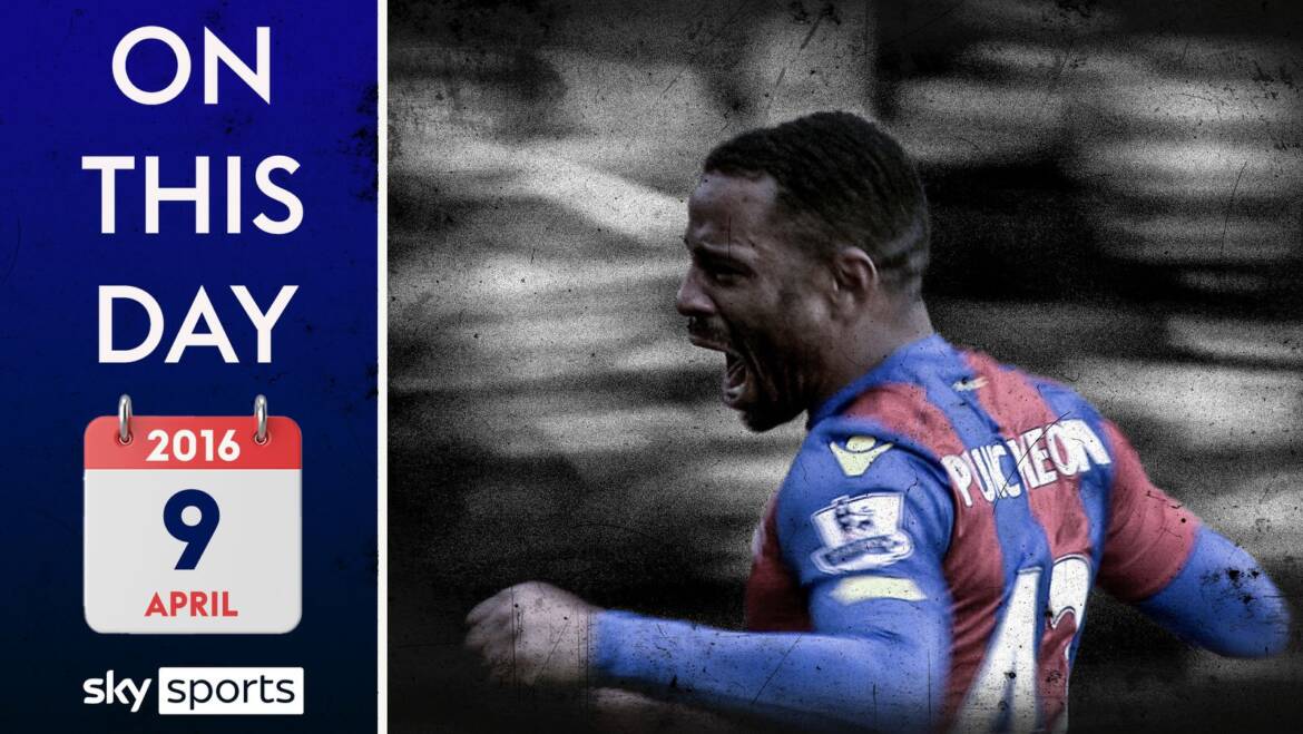 On This Day in 2016: Emotional Jason Puncheon rescues Crystal Palace | Football News | Sky Sports