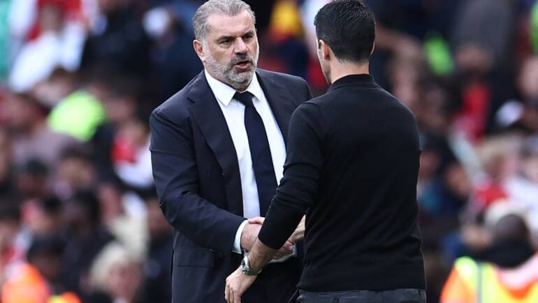 Ange Postecoglou already more successful than Mikel Arteta and now Spurs boss could be kingmaker in Premier League title race