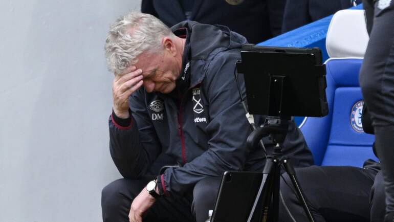 ‘Really sorry’ -fire Moyes concedes West Ham ‘haven’t shown any toughness’