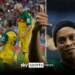 Ronaldinho attempts acrobatic overhead kick in Brazilian all-star match! | Football News | Sky Sports