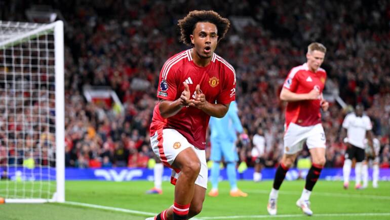 Zirkzee comes off bench to strike late winner on debut as Man United edge past Fulham