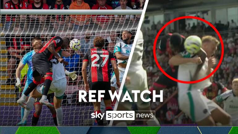 Ref Watch: Dermot Gallagher assesses Premier League incidents at Bournemouth, Liverpool, Manchester United and more | Football News | Sky Sports