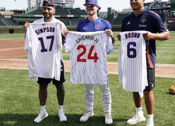 Brown visits Chicago Cubs with the Premier League