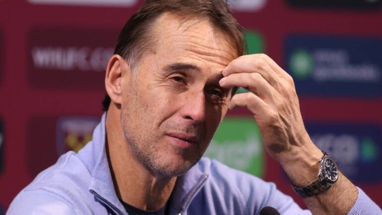 Julen Lopetegui ‘to be sacked’ by West Ham United after continued poor form