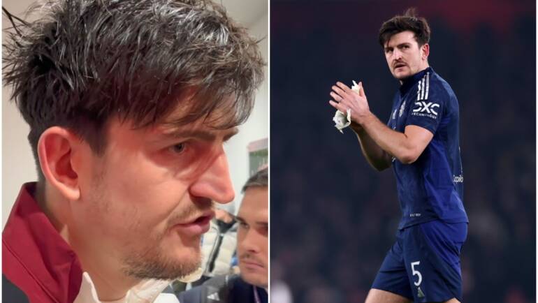 “Embarrassing” – Harry Maguire sends important message to Man United teammates after win vs Arsenal