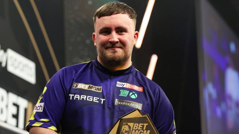 Luke Littler motivated by Premier League Darts nightly win record at Manchester homecoming