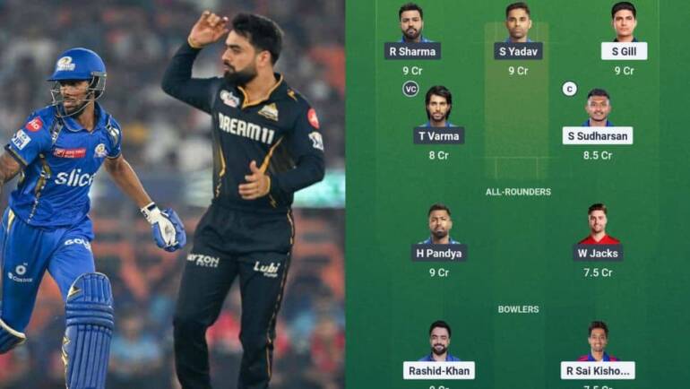 MI vs GT Dream11 Prediction IPL 2025: Fantasy Tips, Today’s Playing XI, Captain, Vice-Captain Picks For Mumbai Indians vs Gujarat Titans 56th Match