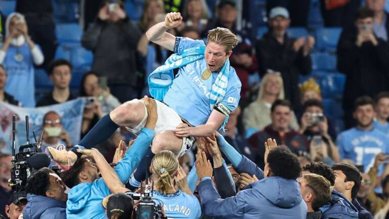 ‘Super-proud’ De Bruyne: City sendoff felt ‘weird’