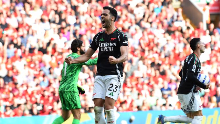 Liverpool 2-2 Arsenal: Player ratings as Gunners claw back two-goal deficit at Anfield