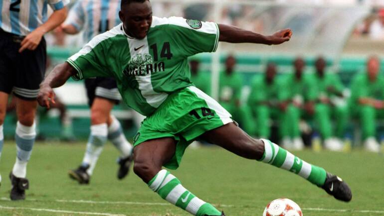 Idris Elba, Timothée Chalamet among top three stars who have worn Nigeria’s iconic ‘96 jersey