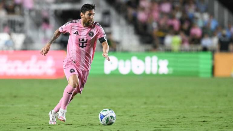 Lionel Messi At The Double Again To Lift Inter Miami To MLS Win Over Nashville