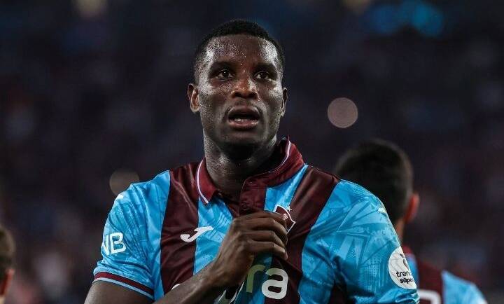Trabzonspor 1-0 Kocaelispor: Paul Onuachu with clinical header, two other Nigerians impress (Watch)