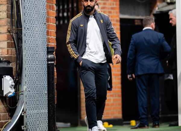Line-ups from Craven Cottage: Fulham v United
