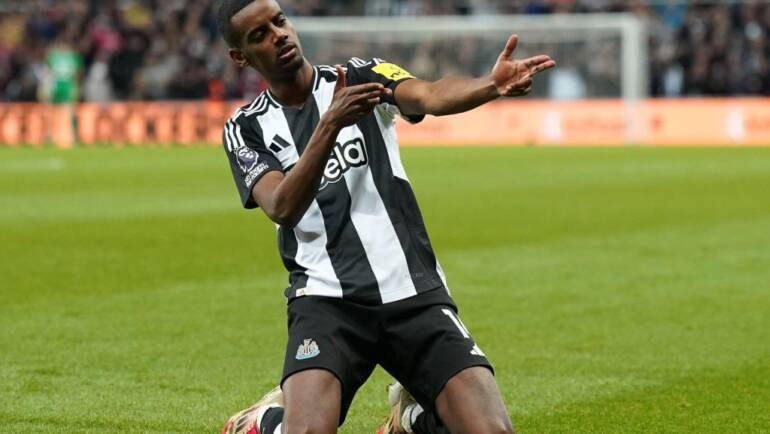 Liverpool complete British record signing of forward Isak