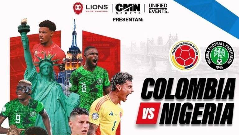 Nigeria vs Colombia: Super Eagles to face Cafeteros in New York friendly ahead of AFCON 2025