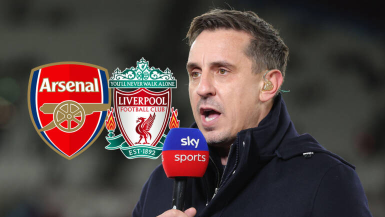 Arsenal: Neville makes ‘huge’ title claim as Liverpool ‘hearts will have sunk’ after late winner