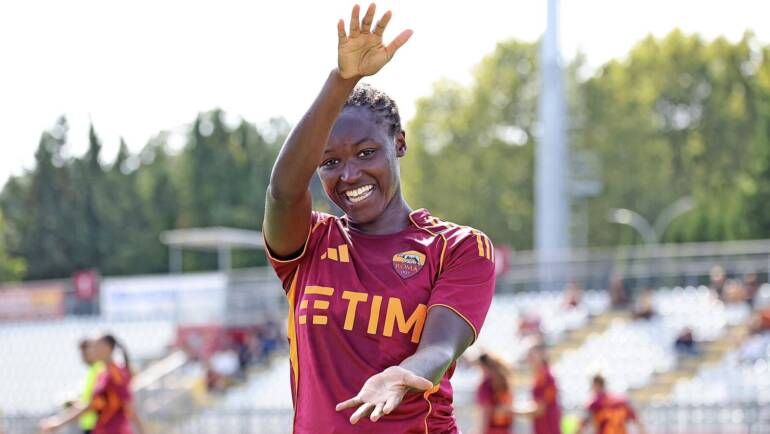 Roma 4-0 Parma: Nigerian forward scores on Serie A debut as the She-Wolf power to big win