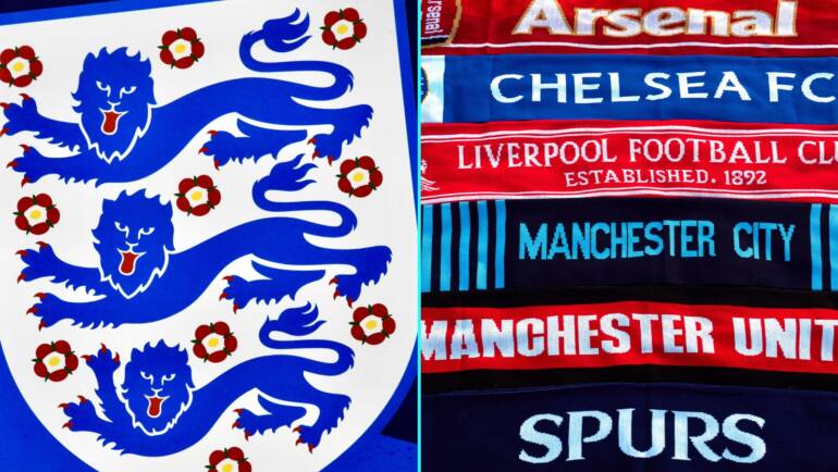 Prem clubs ranked by England caps: Man Utd way ahead of Liverpool